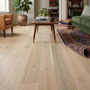 PARQUET PREFINITI - Rovere 1 Strip - Cappuccino - Verniciato Opaco Bianco -2